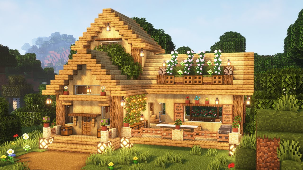 [Minecraft] How to Build a Cozy Cute House