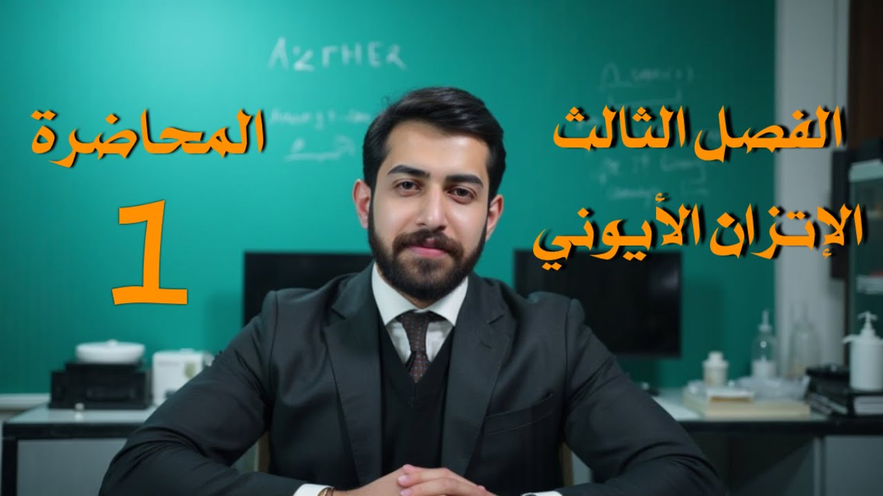 كيمياء الصف السادس العلمي 2026 - الفصل الثالث - المحاضرة الاولى(1)