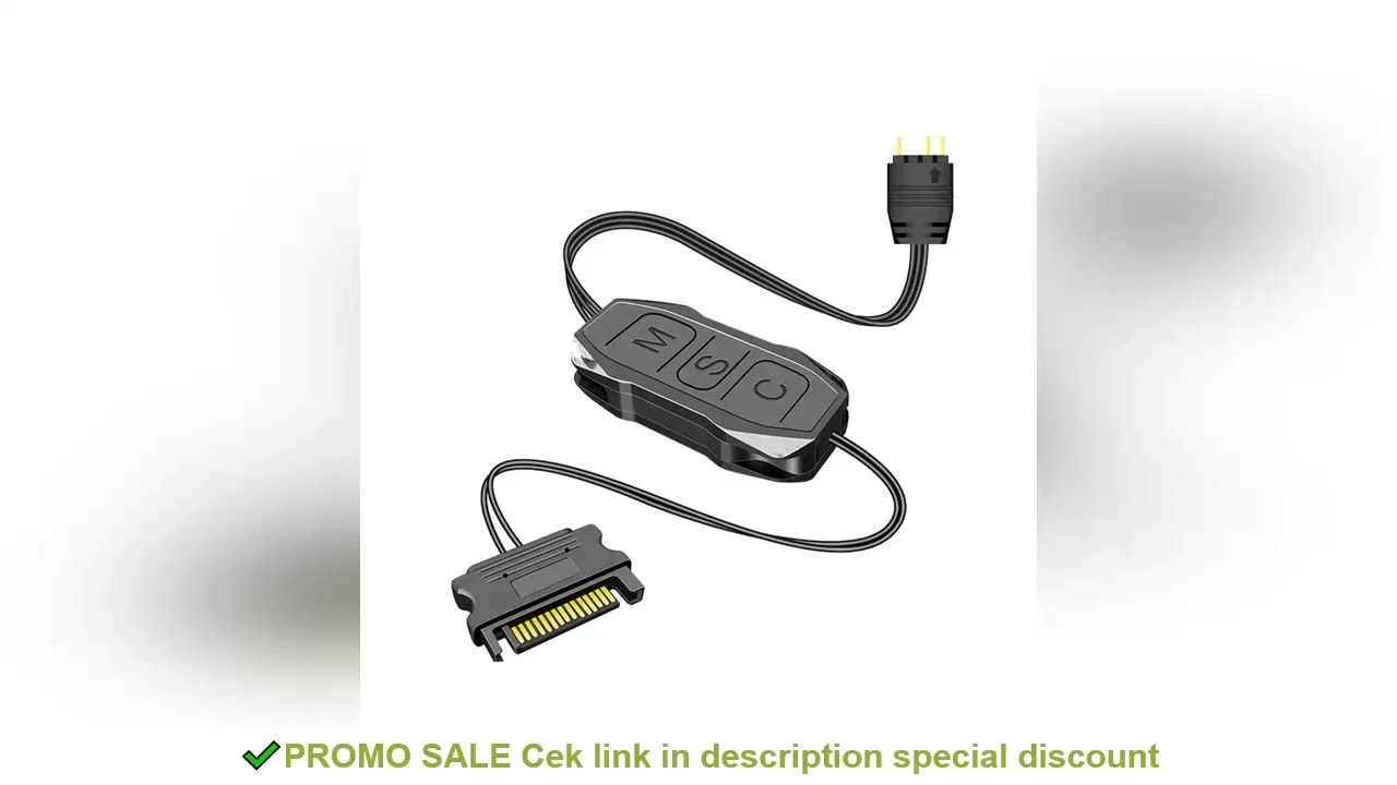 ARGB Controller 5V 3pin To SATA Power Supply Mini RGB Controller 3PIN Hub For Computer Cpu Case Cool