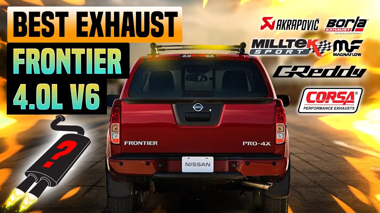 Nissan Frontier Exhaust Sound 4.0L V6 🔥 Straight Pipe,Flowmaster,Turbo,Upgrade,Mods,Review,Gibson+