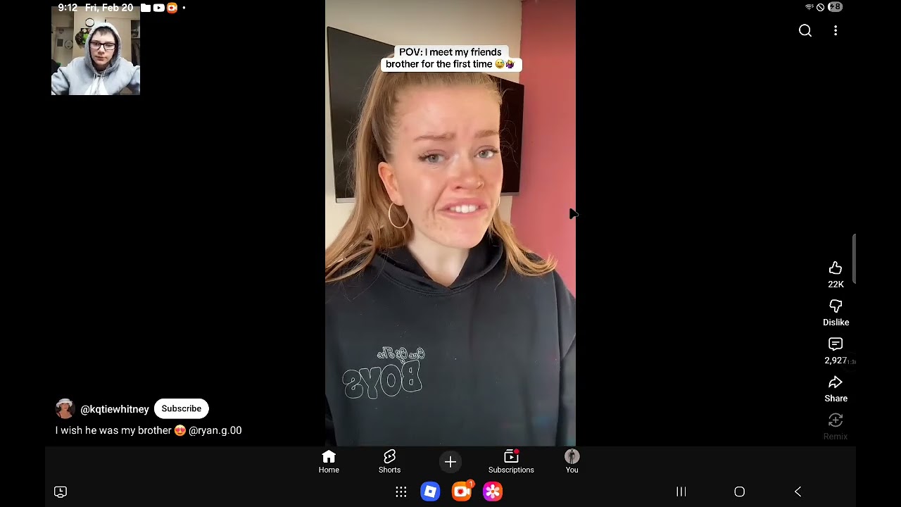 Another video of reacting. 