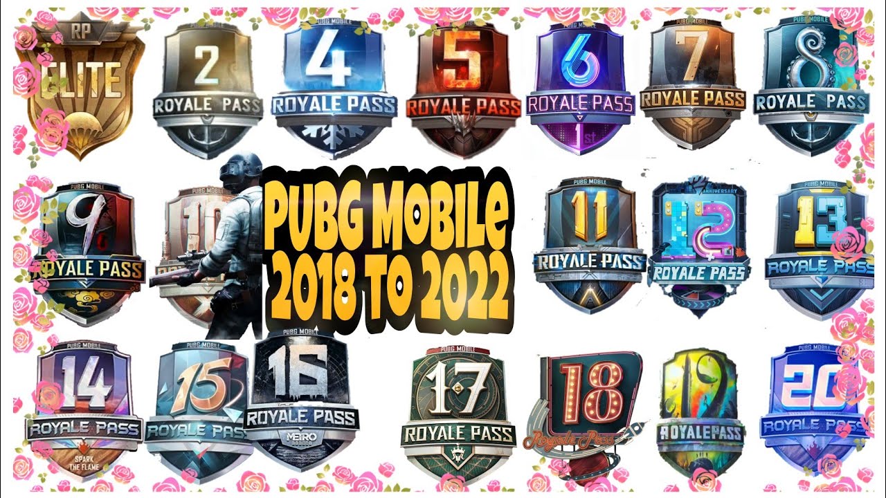 PUBG Mobile Season 1 To 19 Royal Pass Evolution | PUBG Mobile All Season Royal Pass Season 1 to 19