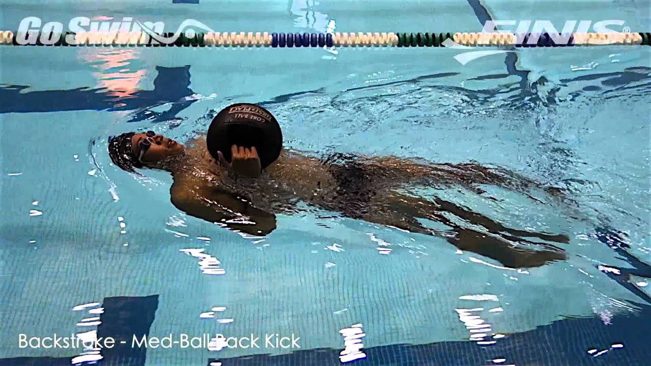 Backstroke - Med-Ball Kick