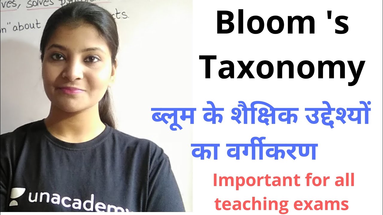 Bloom's Taxonomy of Cognition|| ब्लूम के शैक्षिक उद्देश्यों का वर्गीकरण।