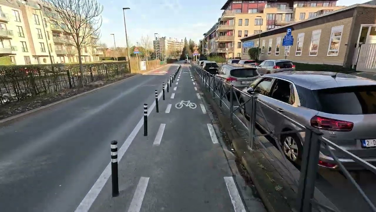 Cycling in BXL (Evere-Woluwe-Auderghem-EU quarter-Evere)