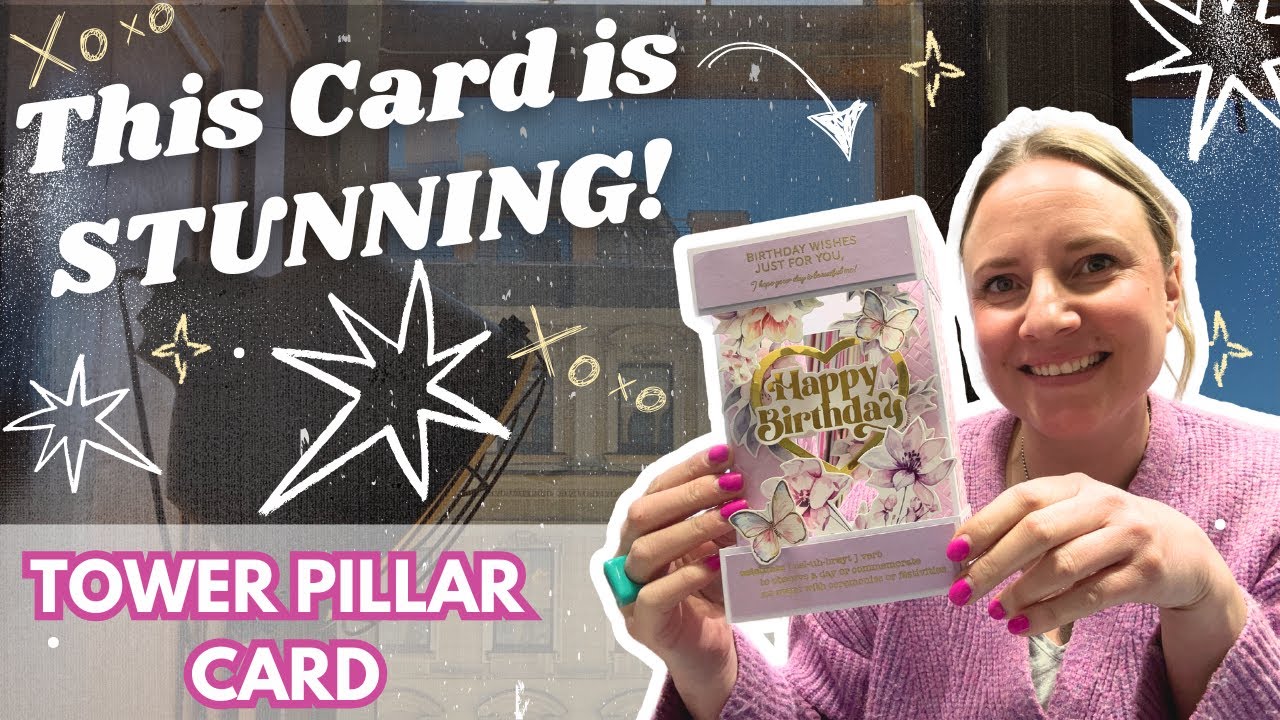 Make Something Really Special Today! | Tower Pillar Card | NO DIES NEEDED!!!