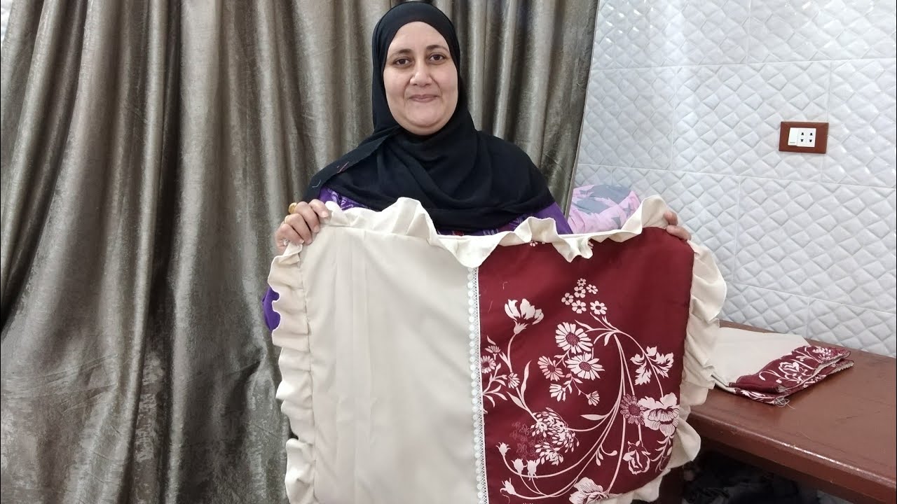 طريقه عمل مخده بقلاب وكمان تقفيل خداديه شيك جدا وجميله