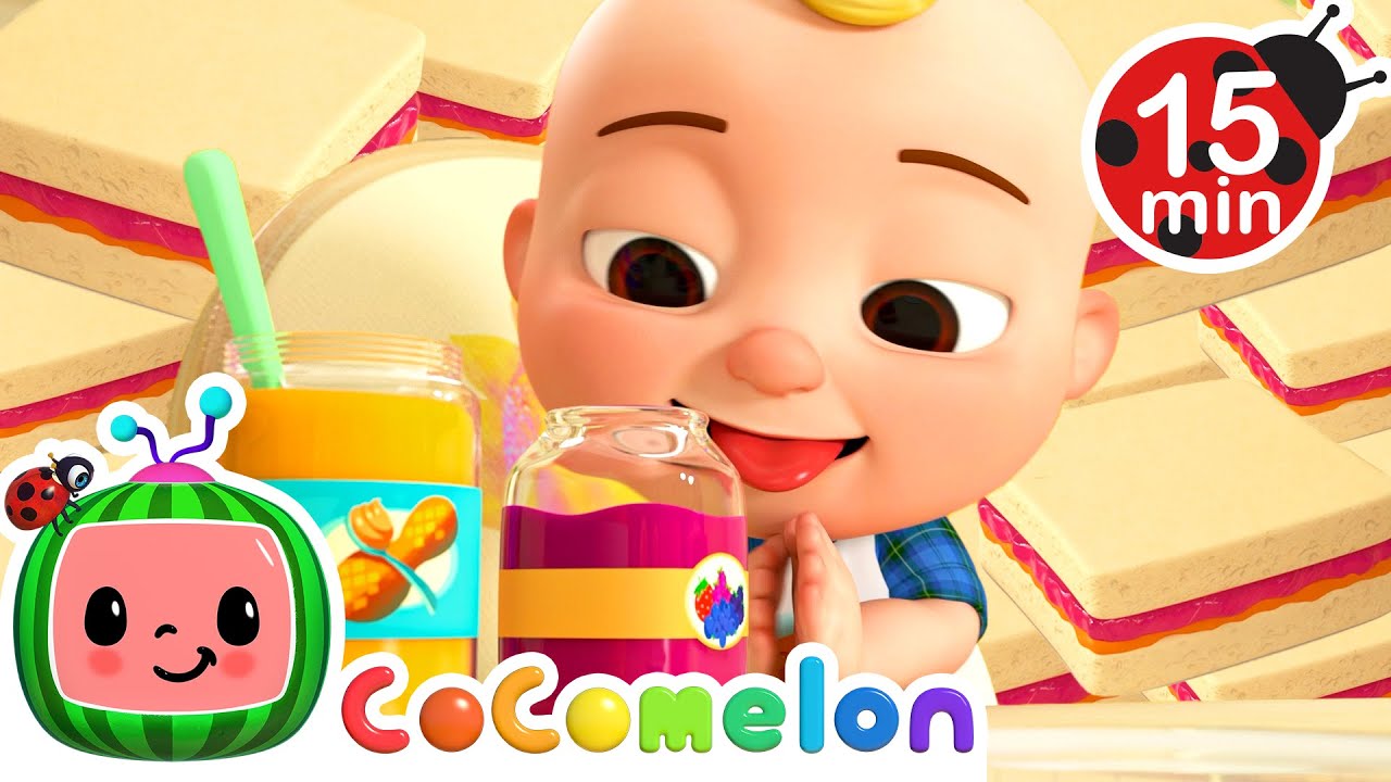 Peanut Butter Jelly Lunch Snack! | Healthy Foods | CoComelon Kids Songs & Nursery Rhymes