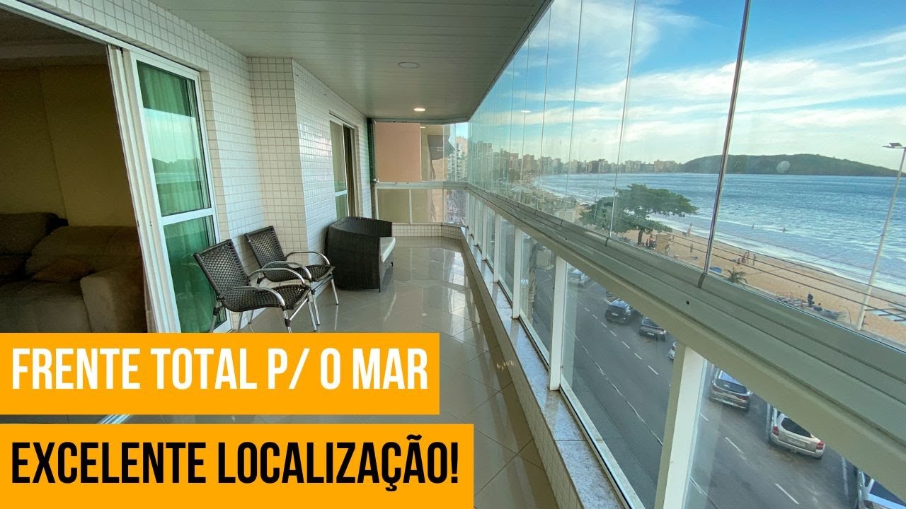 4 suítes de frente total para o mar na Praia do Morro em Guarapari-ES!! Apenas um AP por andar!