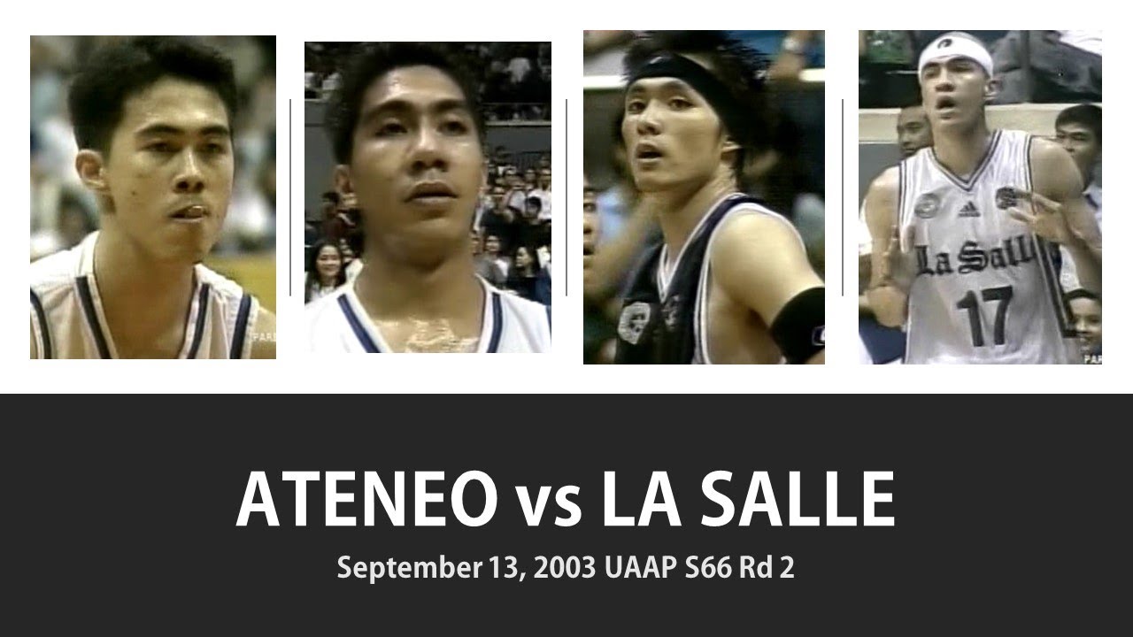 Ateneo vs La Salle Classic 2003 Round 2 UAAP S66