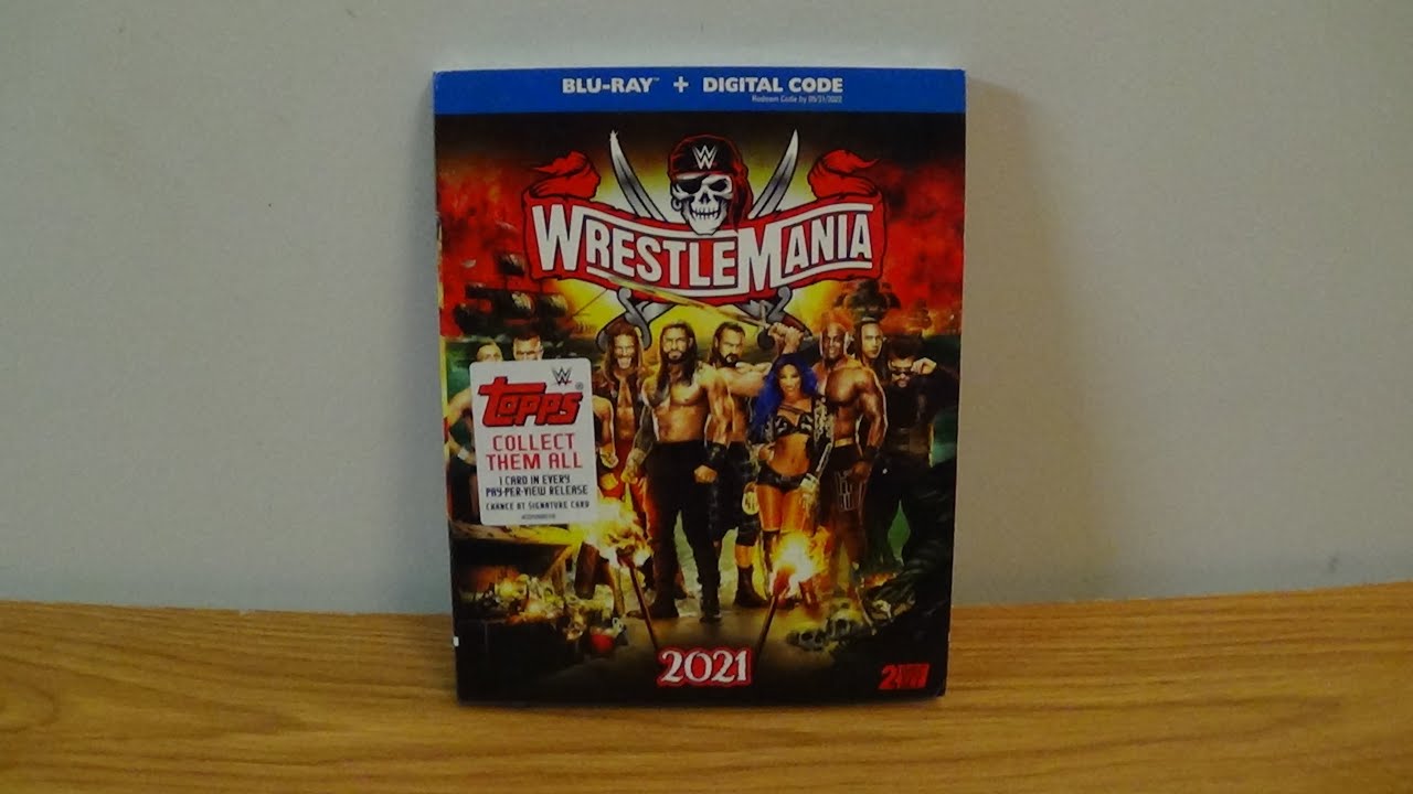 WWE WrestleMania 37 (blu-ray unboxing)