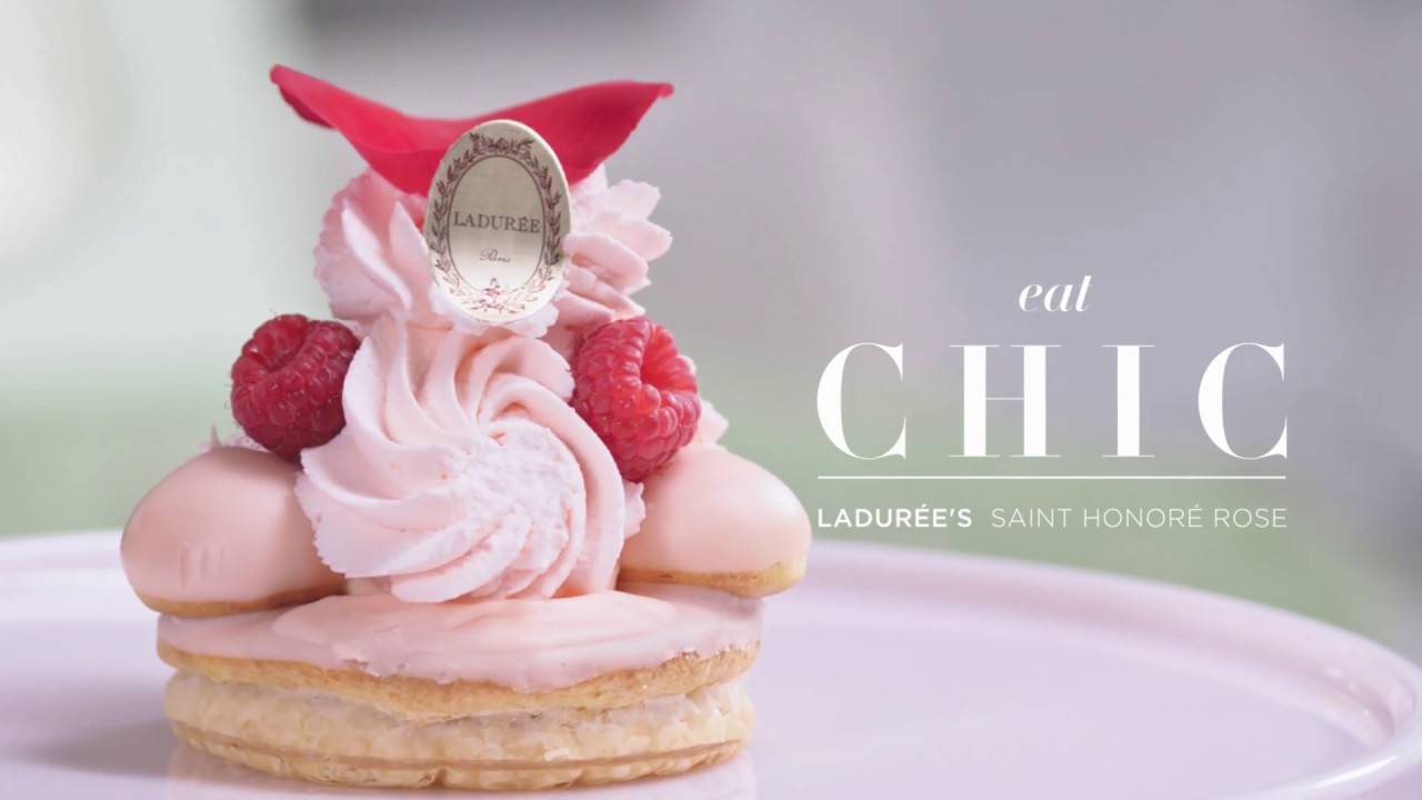 How Ladur&eacute;e Makes it's Signature Saint Honor&eacute; Rose Dessert | Eat Chic | Harper's BAZAAR