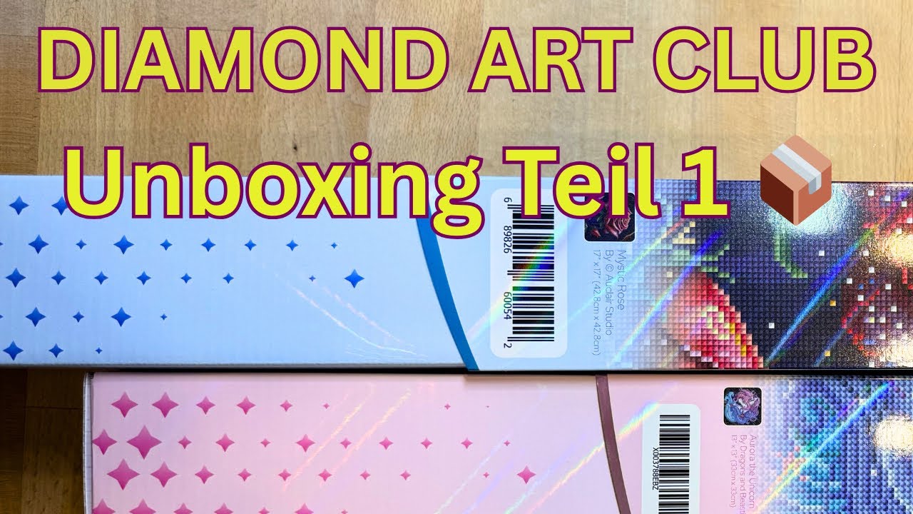 Meine ersten Diamond Art Club Bilder ✨ DAC Unboxing | Teil 1