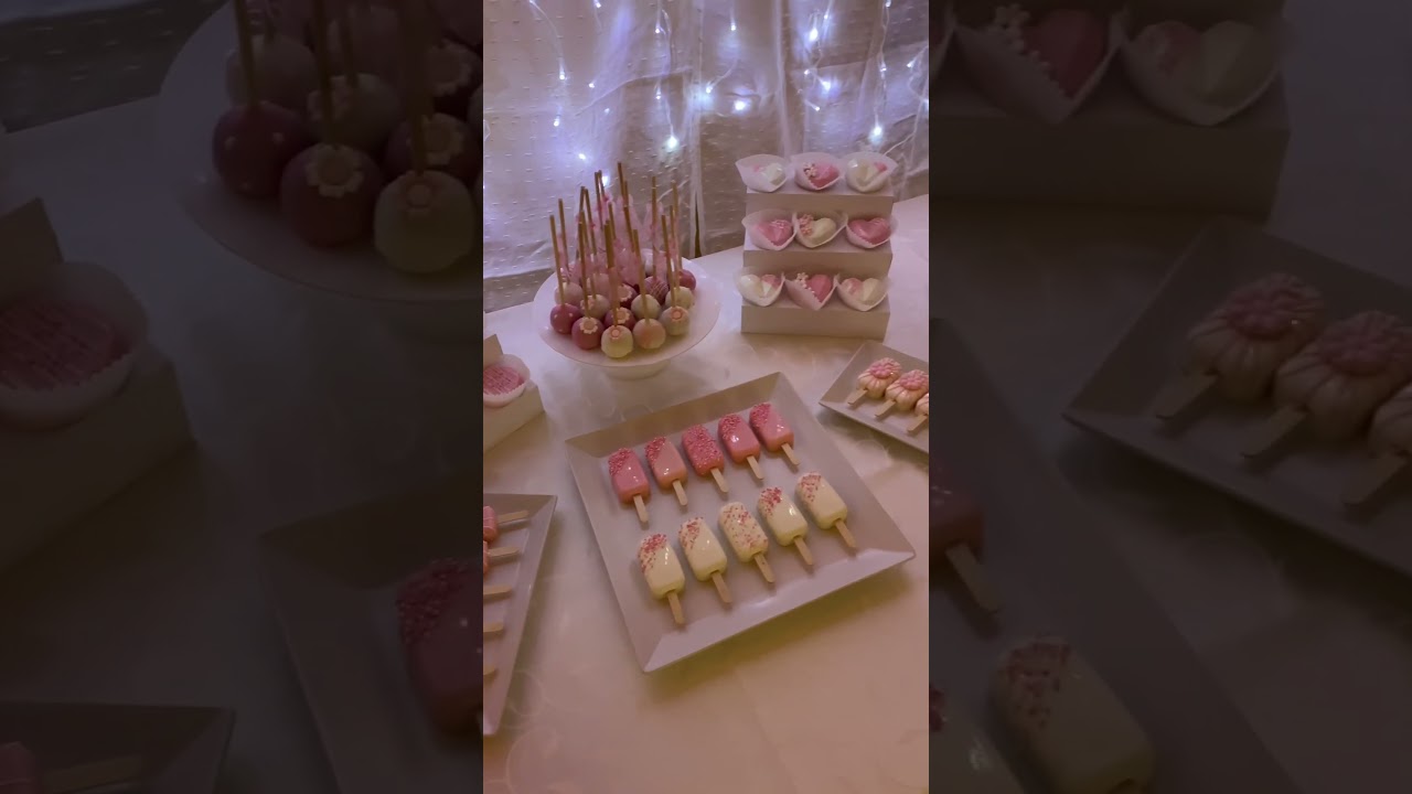 How to make decoration for sweet table #decoration #sweet #birthday #birthdaydecoration
