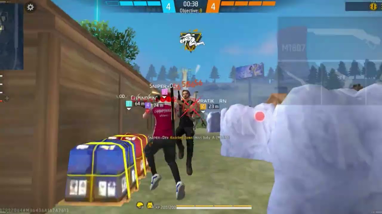 Mood 24k gold . Garena free fire . Sniperxdev