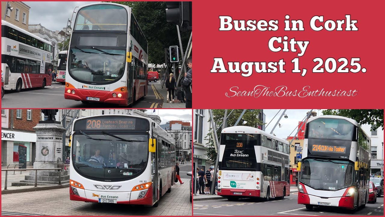 Buses in Cork City | August 1, 2025