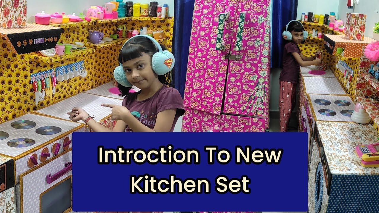 Introduction to New Kitchen Set  by Active Kid's Parents/घर पर बने हुए किचन सेट का परिचय