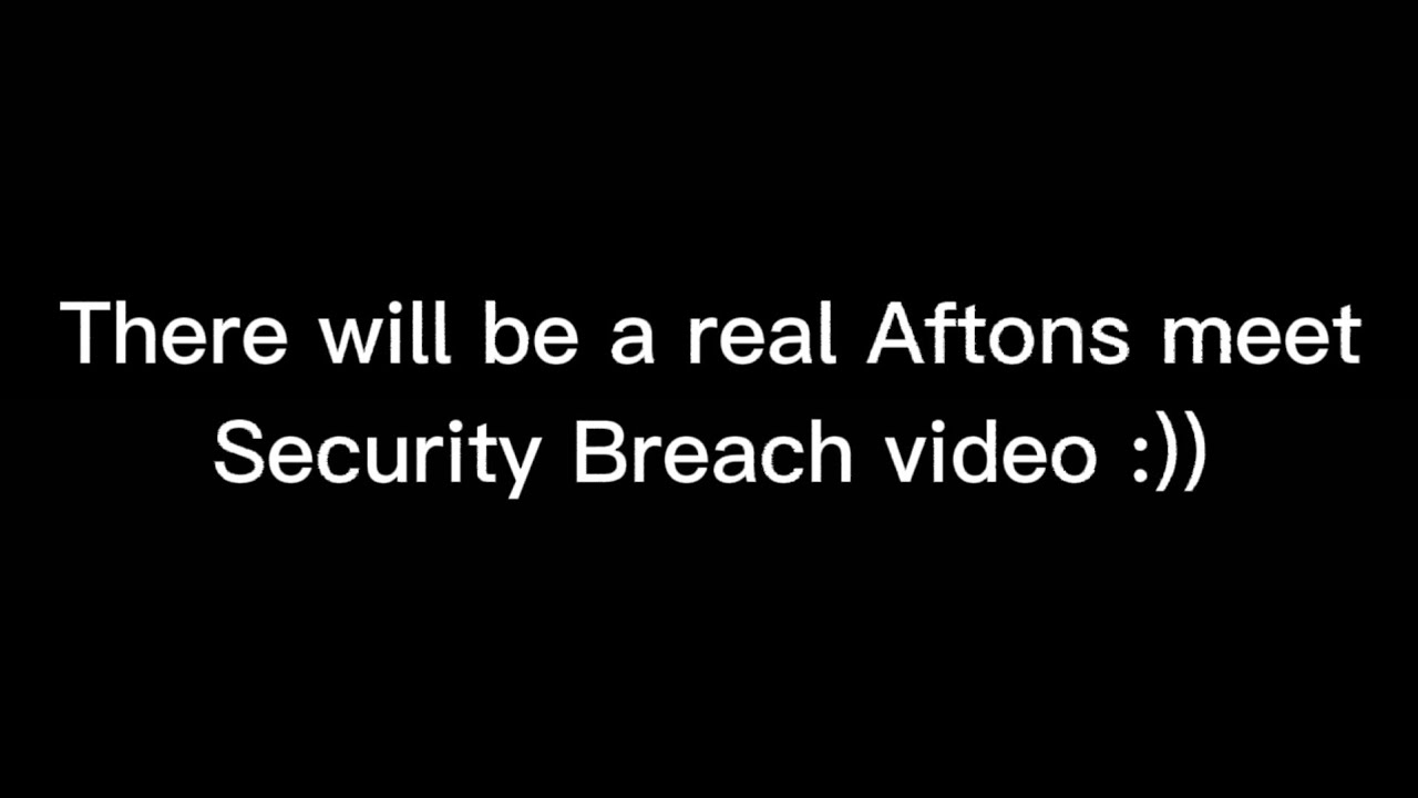 Michael hates people who disrespect their Dad:)||Aftons meet Security Breach but different
