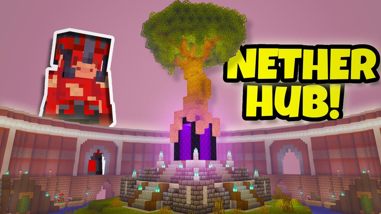 I Built the PERFECT Nether Hub in my Forever World!
