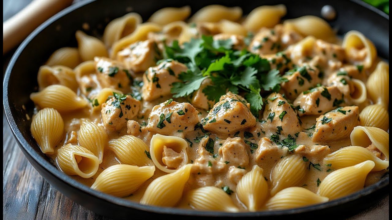 Unfassbar leckere Pasta mit Hähnchen 😍