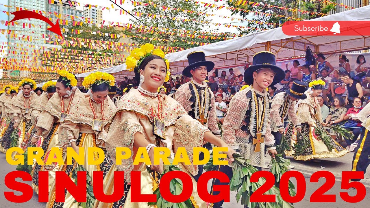 SINULOG FESTIVAL GRAND PARADE 2025 I CEBU CITY PHILIPPINES