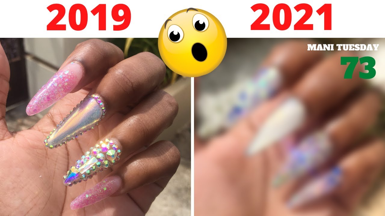 DIP NAILS WITH TIPS | Icy Bling Nails Using Totally Dipp'd Dip Powders