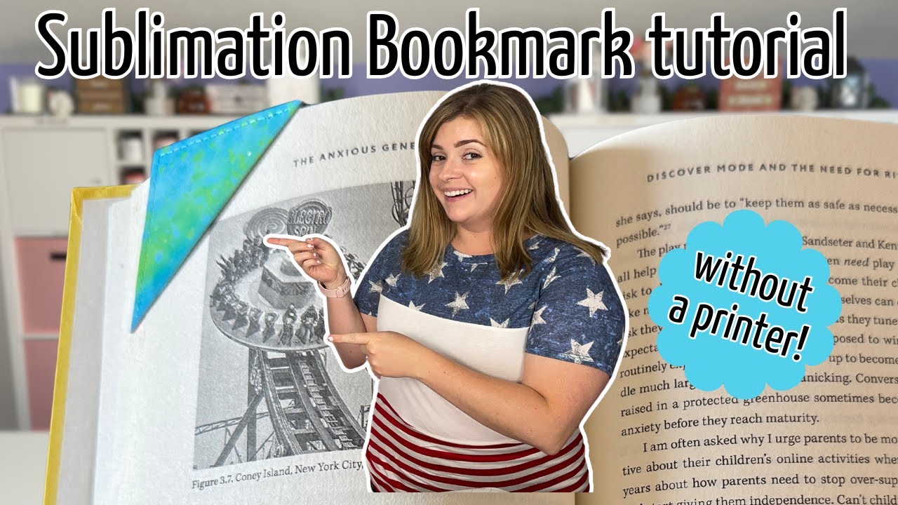 How to make Sublimation Bookmarks WITHOUT a sublimation printer