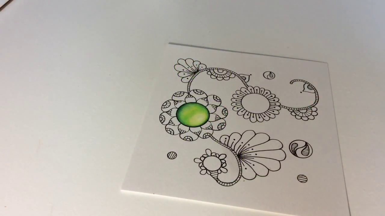 How to draw a Zentangle gem in REAL TIME Ep. 5