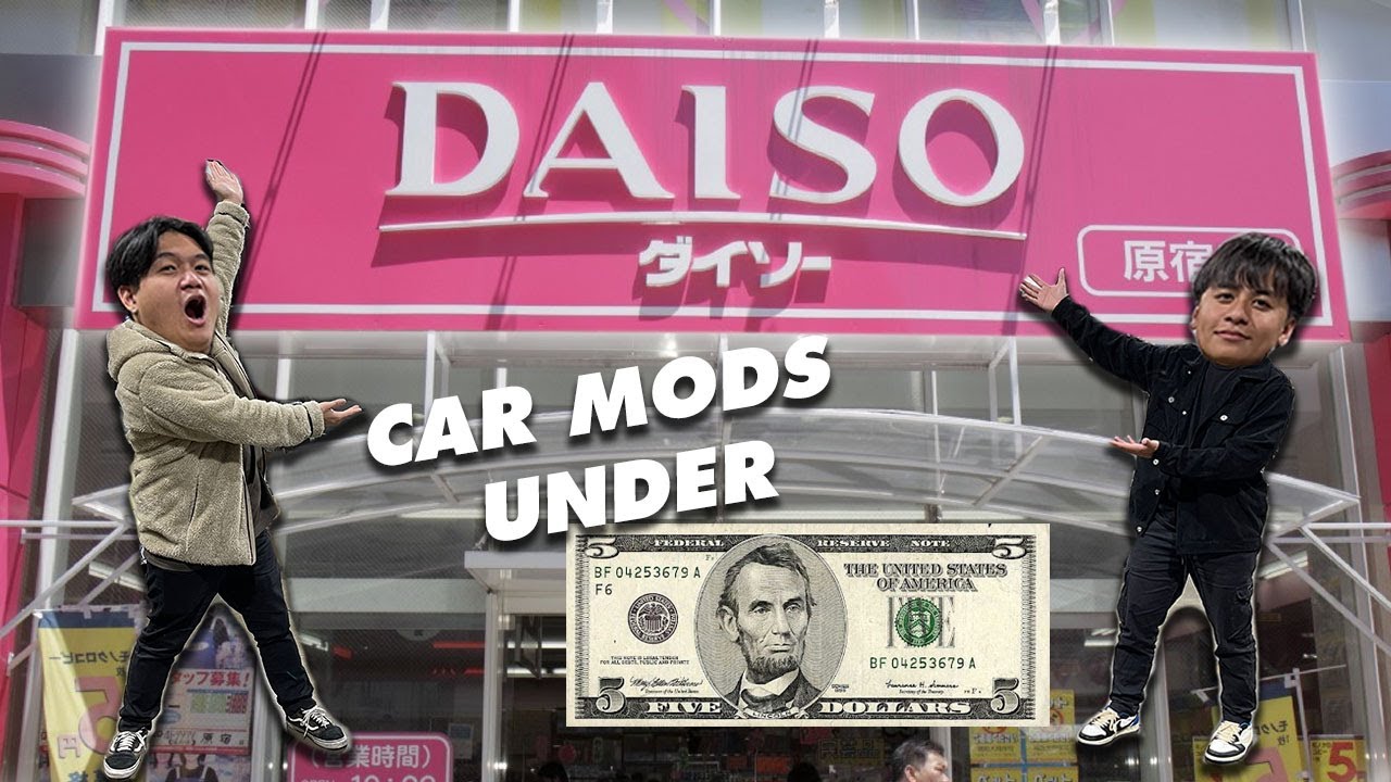 CHEAP Car Mods UNDER $5 at DAISO!!!