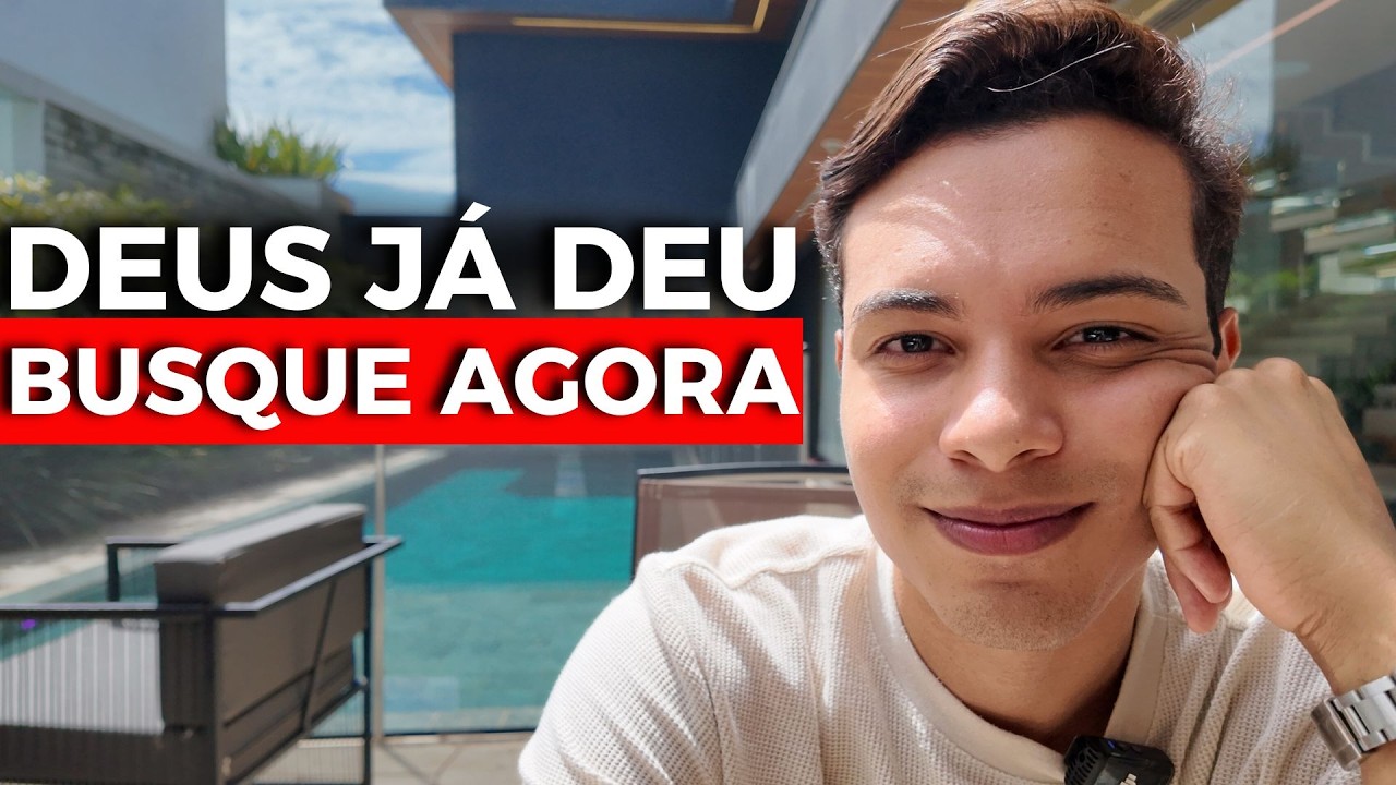 DEUS SÓ TE ENTREGA QUANDO VOCÊ COMEÇA A VIVER COMO SE JÁ FOSSE SEU