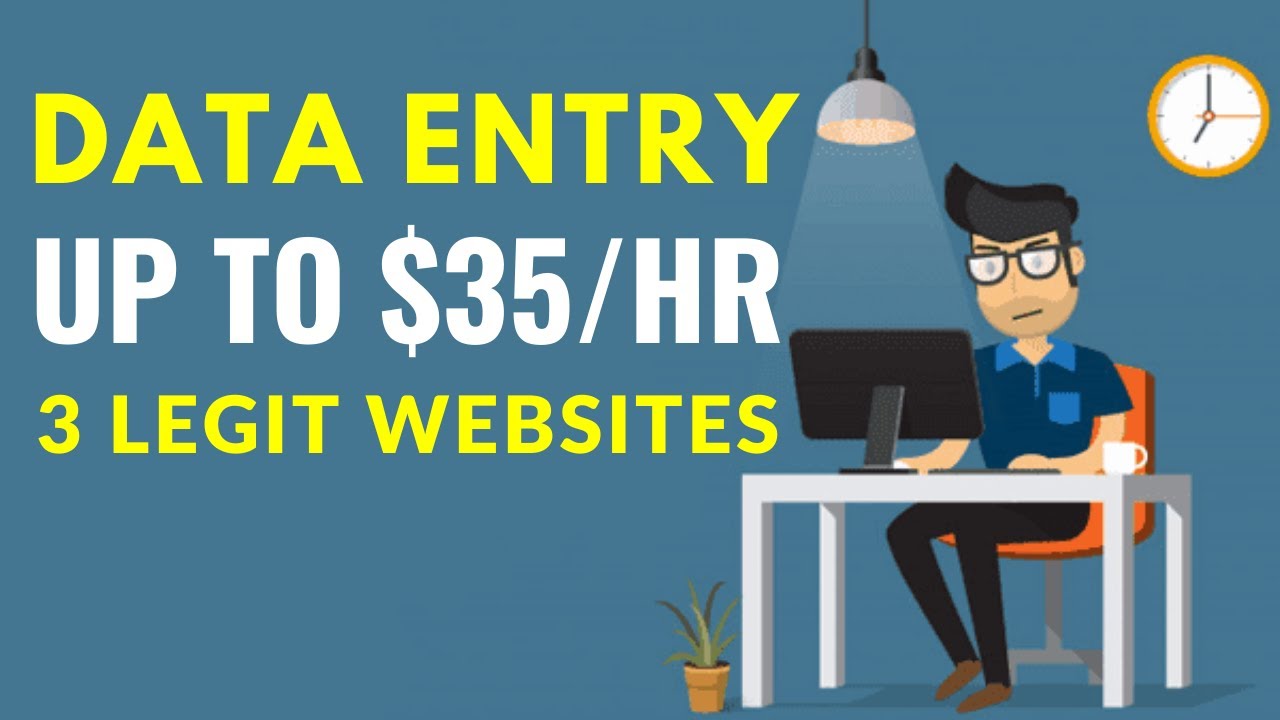 3 Legit Data Entry Job Websites 2020 | Work From Home