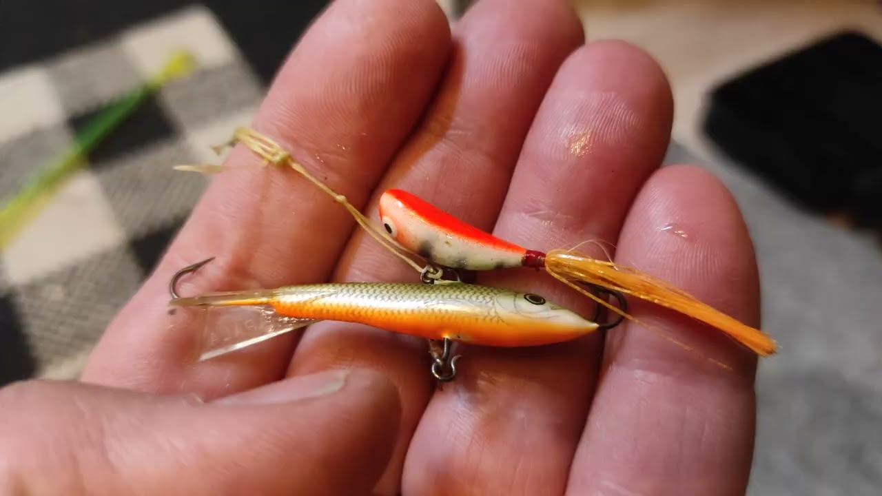 Current ice fishing lure has major issues. Will change it for Rapala for next trip.