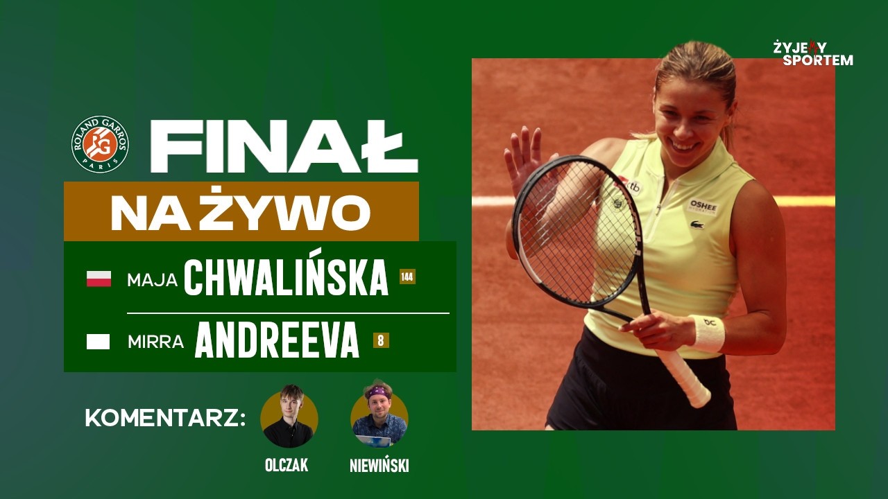 MAJA CHWALIŃSKA vs MIRRA ANDREEVA | ROLAND GARROS PARIS 2026 - FRENCH OPEN | WTA NA ŻYWO