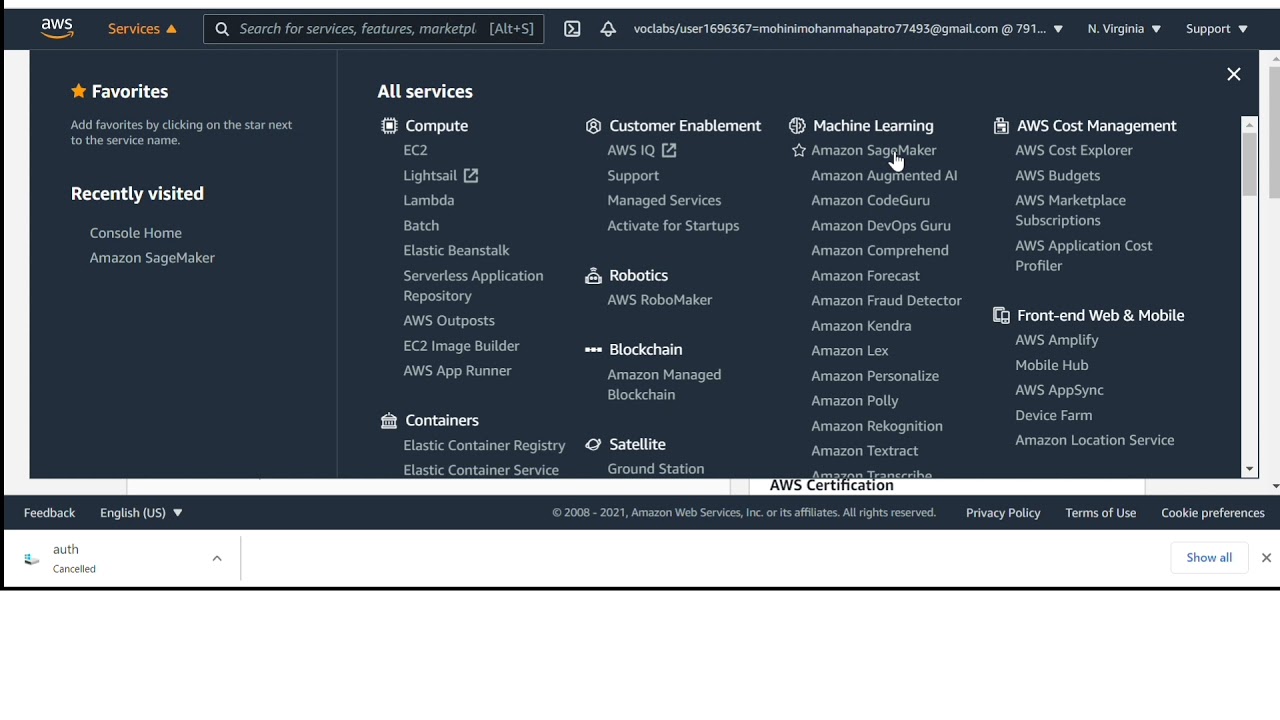 Aicte AWS AI,ML Module-3 lab-3.3 Hands-on 💯 #aws #aicte