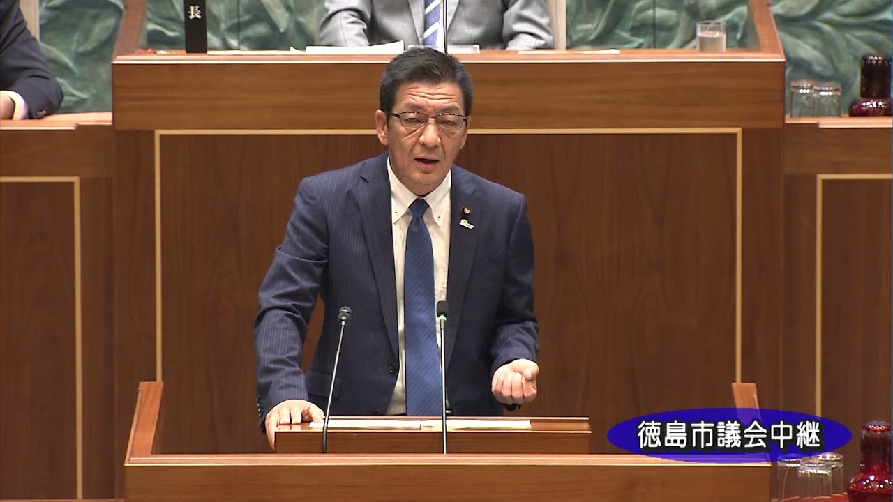 岡市議 vs 遠藤市長(当時)　徳島市議会９月定例会（後半部分のみ）　2019年09月12日
