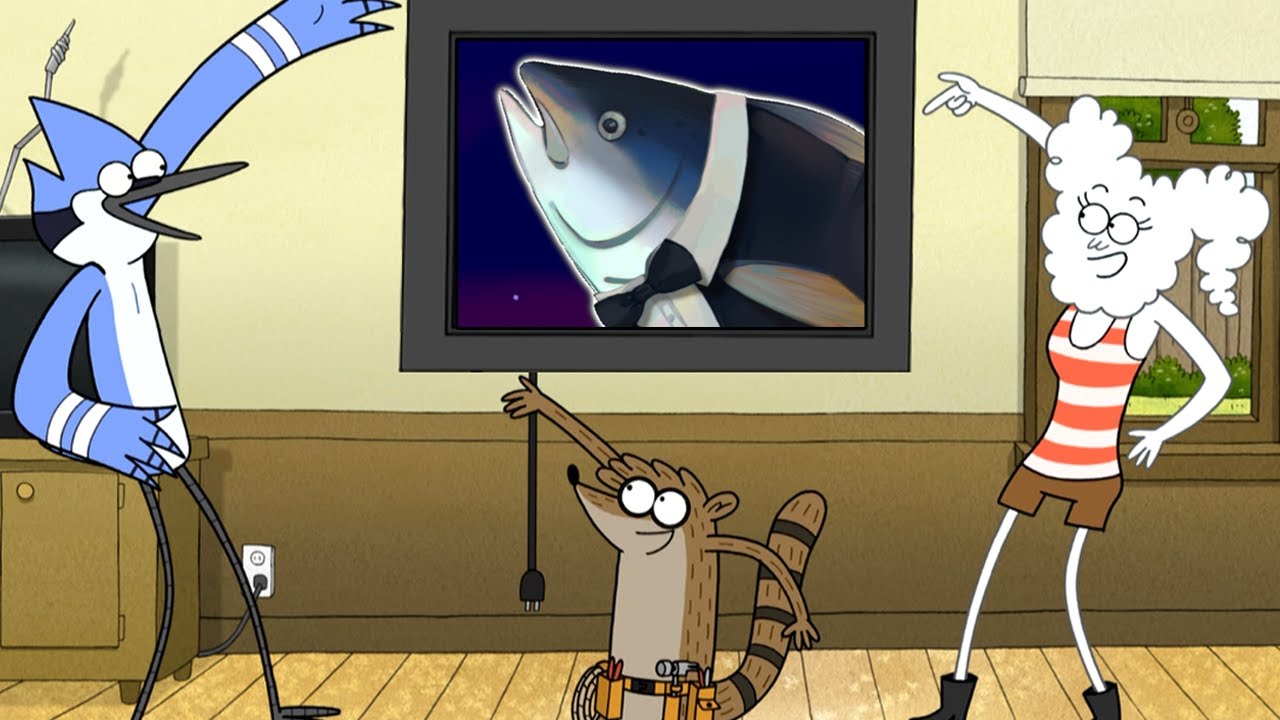 EILEEN FLAT SCREEN | Regular Show Reaction