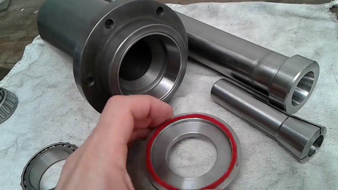 Fresadora caseira automática - PARTE 2 - Cilindro externo do eixo árvore