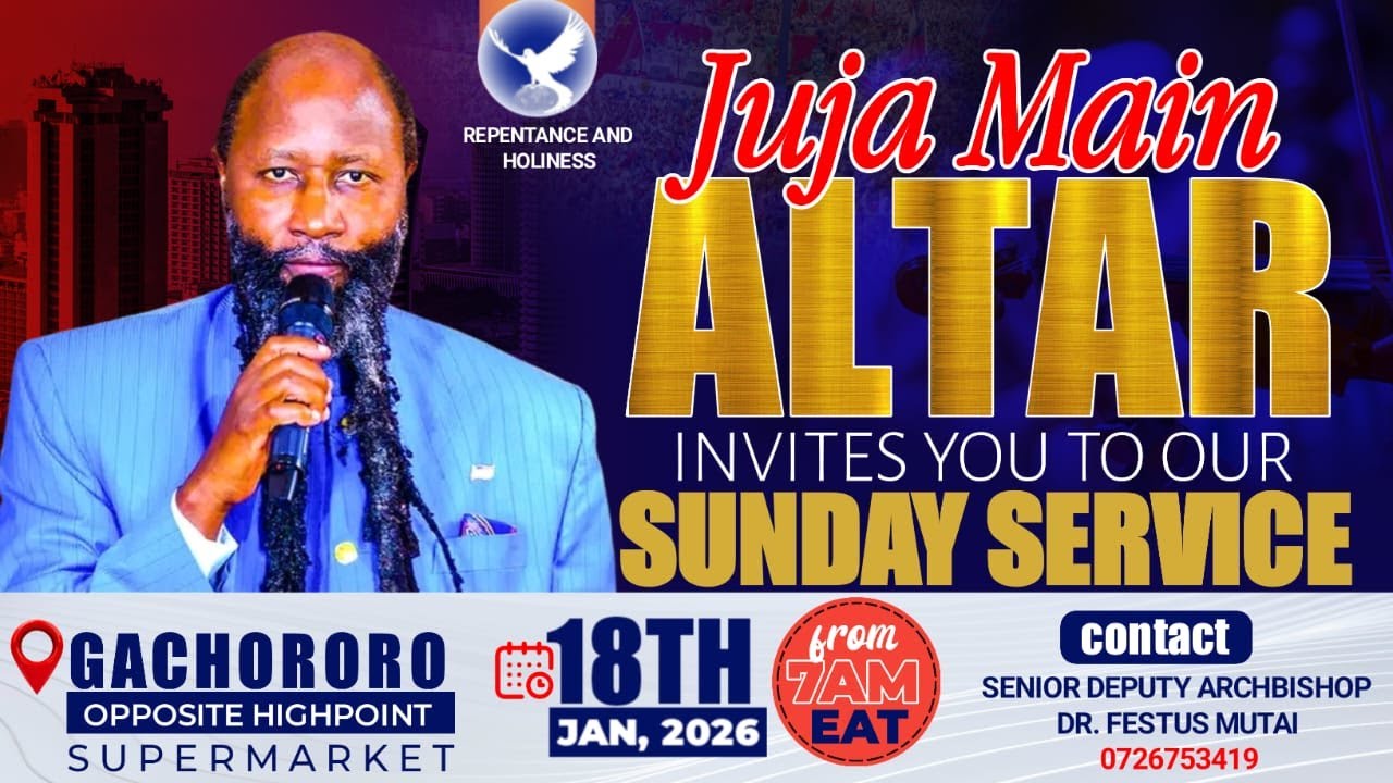 Juja Main Altar Sunday Service  18th January 2026