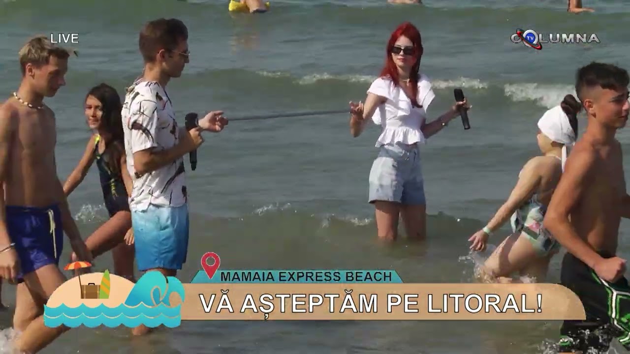 Mamaia EXPRESS Beach - emisiune realizata pe Plaja Mamaia Express Beach 2023