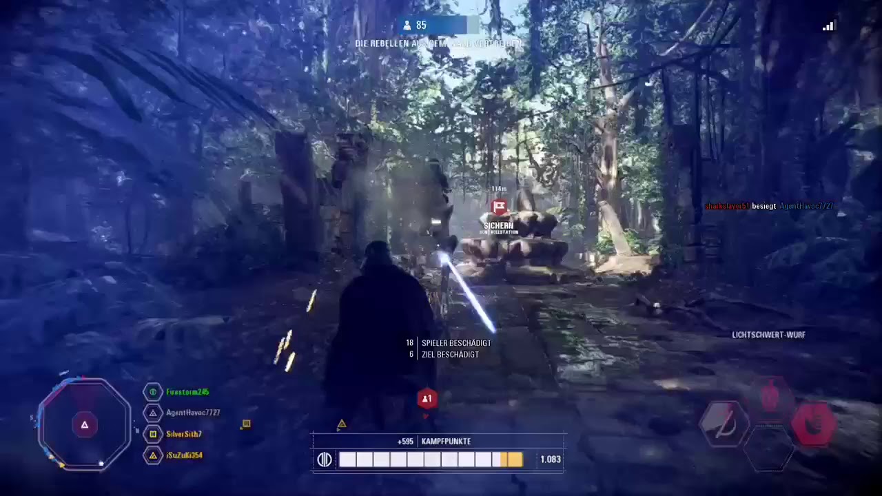 Lord Vader 40+ Killstreak Yavin IV | Star Wars Battlefront II - Galaktischer Angriff #1