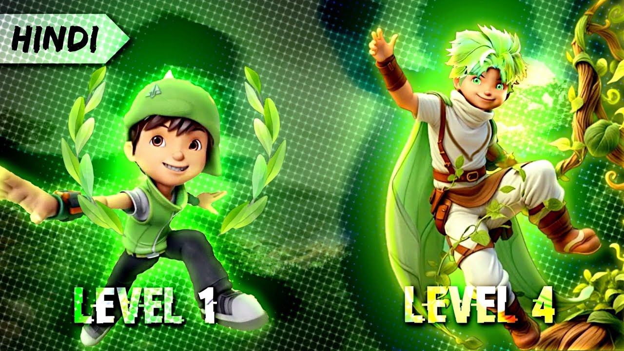 🔥BoBoiBoy Leaf All 1 to 4 levels | HINDI