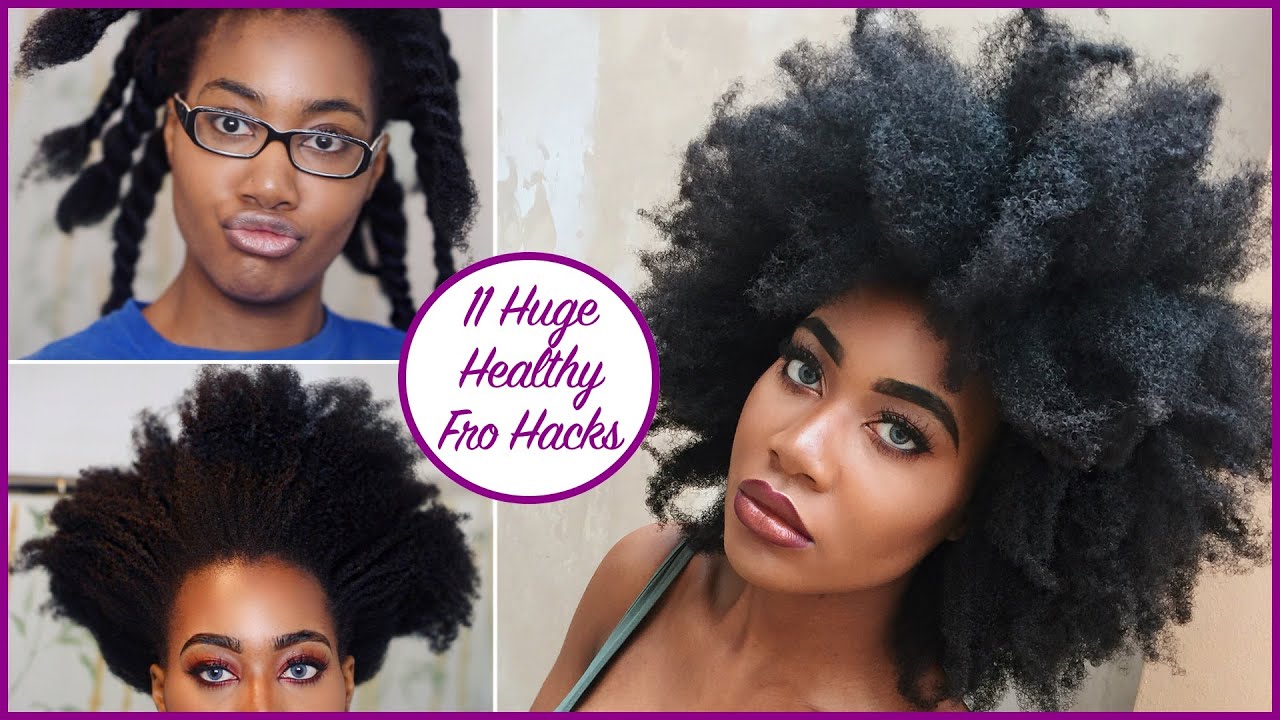 11 HUGE HEALTHY AFRO Hacks (Type 4a/4b/4c) | Natural Hair