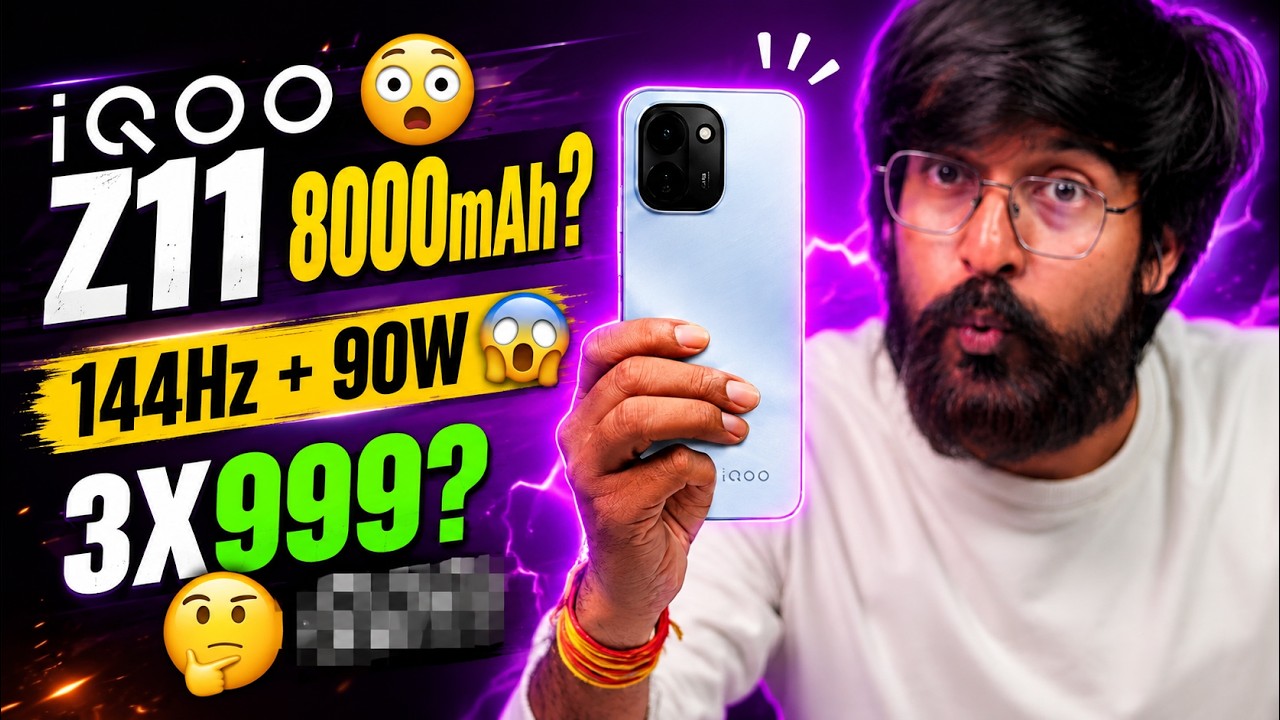 iQOO Z11 😳 8000mAh Battery, But... Should You Wait?