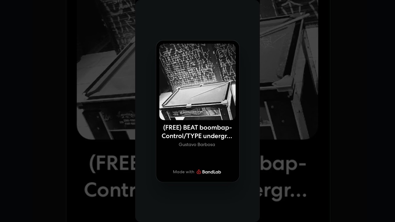 (FREE) BEAT boombap/ control- TYPE underground BEAT 