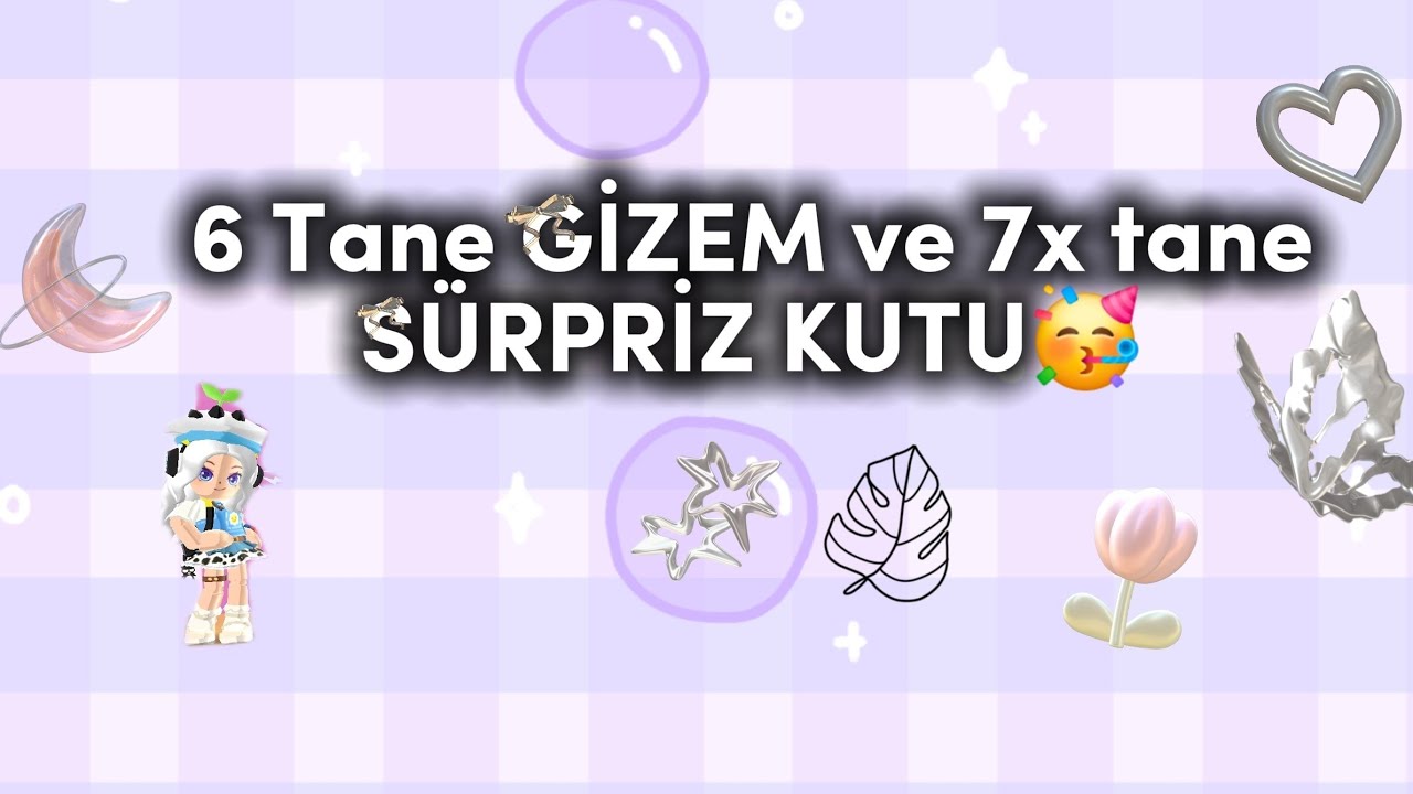6 TANE GİZEM VE 7X SÜRPRİZ KUTU😱(HEPSİNİN YERLERİNİ BULDUMM🥳) |VENUSxd0