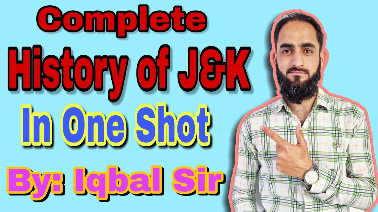 History of jammu and kashmir || Completed in One Shot || VLW Classes