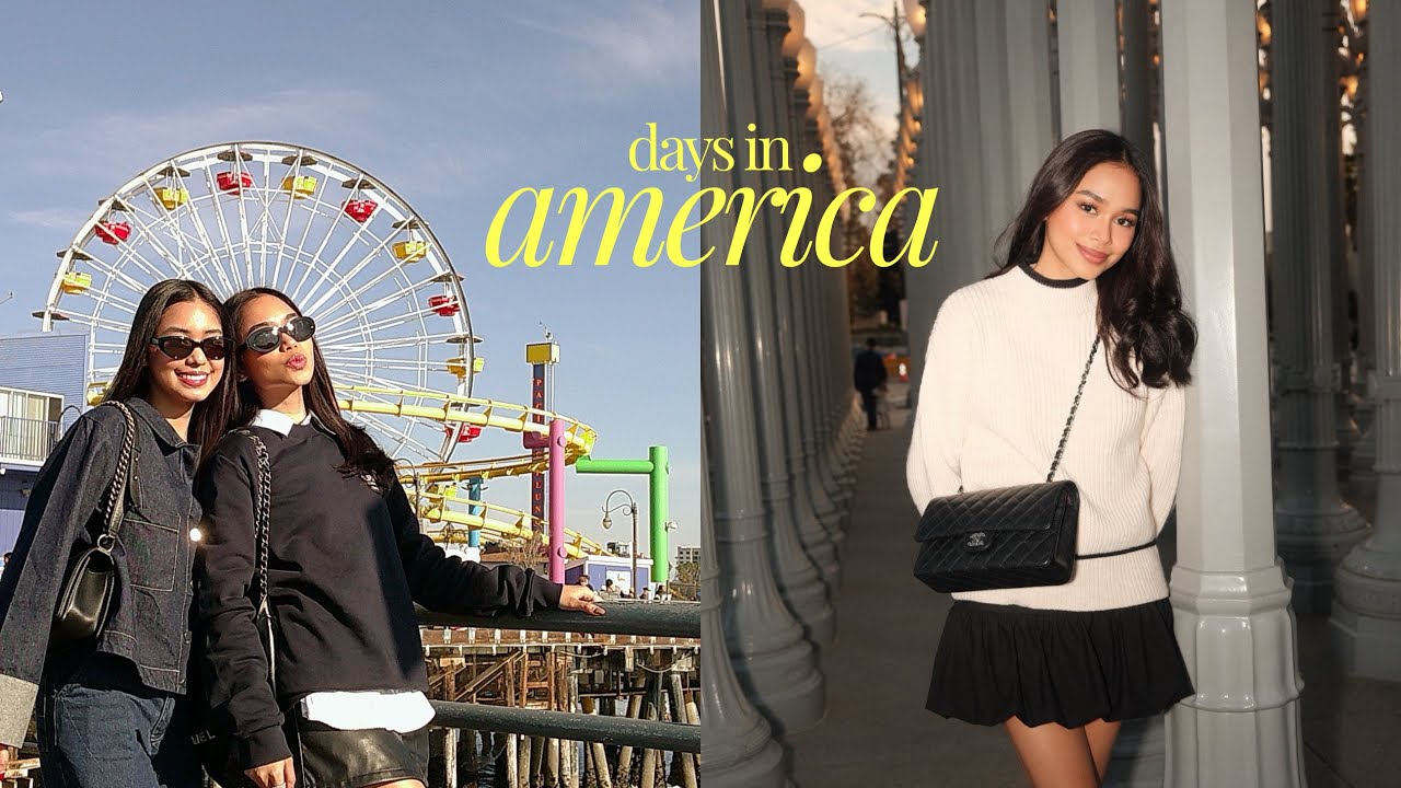 days in america ✦  my 23rd birthday & bts of work trips | Bella Racelis