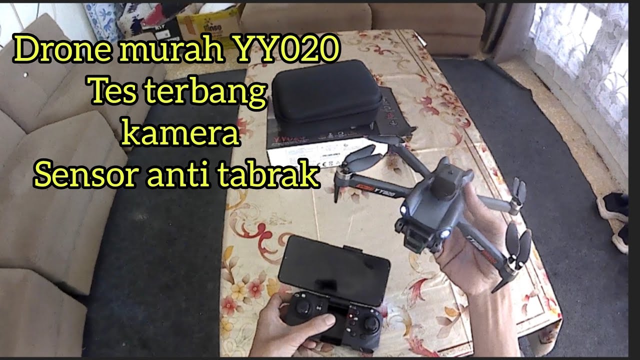 Drone murah YY020 tes terbang,hasil kamera di outdoor@LenkaDrone 