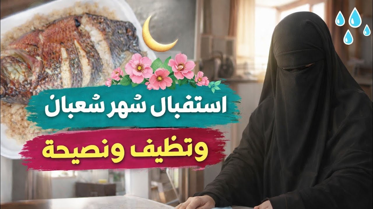 روتين بيت دافئ في شهر شعبان🌙 | أفضل الصدقات وأعمال تقربنا لربنا + طريقة رز السمك