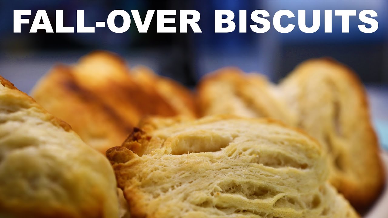Fall-over biscuits | 128 layers, golden sides